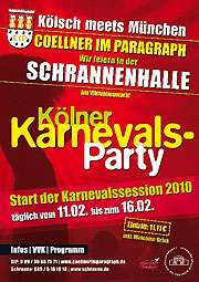 K&ouml;lner Karnevals Partys in der Schrannenhalle 2010