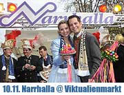Faschingsauftakt mit Vorstellung des neuen Narrhalla-Prinzenpaares am 10.11.2012 auf dem Viktualienmarkt  (Foto: Inrid Grossmann)